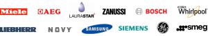 Miele - AEG - Laurastar - Zanussi - Bosch - Whirlpool - Liebherr - Novy - Samsung - Siemens - GE - Smeg